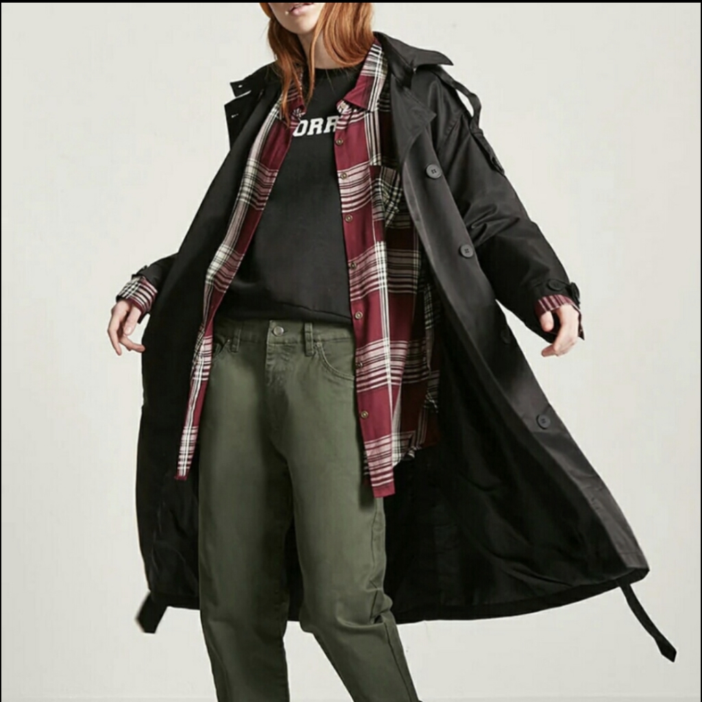 New Hooded Trench Coat